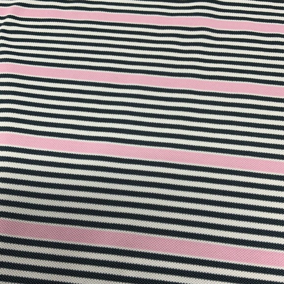 Peter Millar‎ Summer Comfort Men's Large Striped Short Sleeve Golf Polo Flaw - Picture 5 of 14
